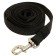 Kaponnoye Zononic leash with latex thread and reinforced carbine, 3 m x 2.5 cm, black