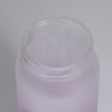 Water bottle "Flowers", 500 ml, glass-3