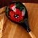 Spoon wooden, painted, large