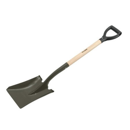 Shovel of soviet, rectangular, l = 98 cm, wooden stalk, pretul-1