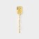 Pods for serving rectangular "rhat gold", h = 22 cm, gold color