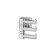 Rotary hook triple, chrome, fbs