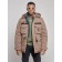 Winter male jacket, size 50, brown color
