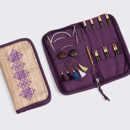 A set of shortened replaceable knitting needles Bliss Lantern Moon - 10 cm, 350313