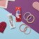 Hair set "Ray" (2 invisibility-5.5 cm, 10 elastic bands-3 cm) astronautic, mix