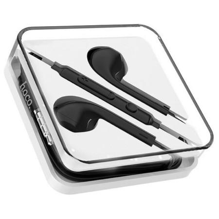 Hoco M55 headphones, wired, inserts, microphone, jack 3.5, 1.2 m, black-3