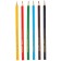 Color pencils, 6 colors, trihedral, blue tractor