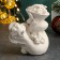 Figure for coloring "Snake with flowers", 7x7x5cm