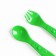 A set of children's utensils "Bear", a plate on a suction cup 250ml, fork, spoon