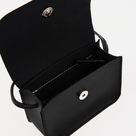 Baby bag on magnet, long belt, black color-2