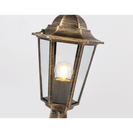 Lamp street landscape Ambrella Garden ST2025, E27, Color Gold, Black, Transparent-4