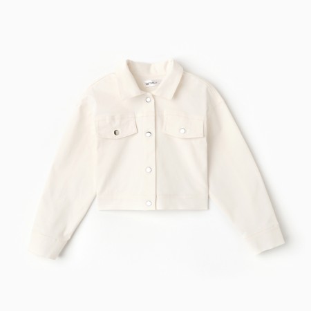 Small shirt upper reproach. Children's Kaftan p. 32 (110-116 cm), milk-4