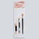 A set of applicators for the Assortment shadows, 3 pcs, black color