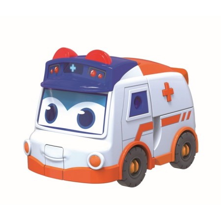 Gogo Bus Robot transformer "Ambulance"-1