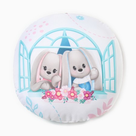 Decorative pillow "Li & lu" bunnies