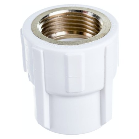 Combined "Politek" coupling, polypropylene, 25 mm x 3/4 ", internal thread-1