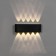 Facade lamp "Semosfer", FSD-066, 10 watts, 3000k, 5 rays, IP65, 220 V, plastic, black. 10084