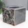 Ceramics candlestick for 1 candle "Plant pattern" MIX 7x9x7.5 cm