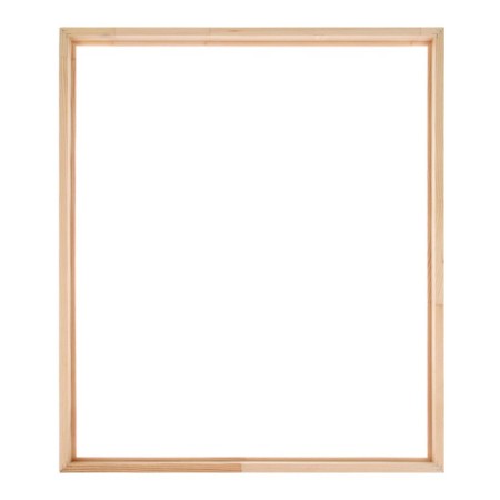 Frame for paintings (mirrors) 50 x 60 cm, profile 18 x 36 mm, liam, unpainted wood (suitable for decoration)-1