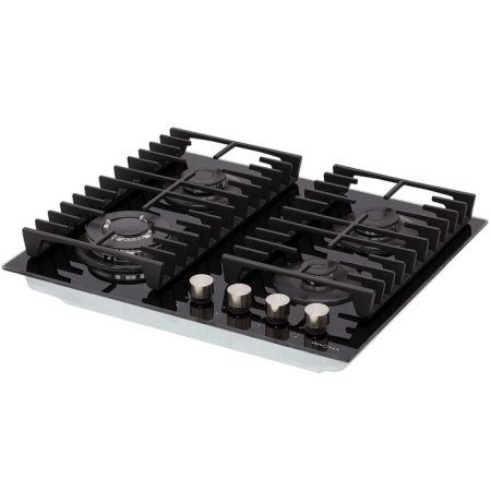 Krona Hagel 60 BL W, gas, 4 burners, black-1
