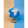 Designer Wooden 3D Ewa Globe Icosahedron with a secret (box, safe) blue