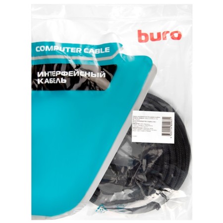 Buro HDMI (M)/HDMI (M) 10m Audio-Video cable. Ferrite. Crusado gilding. Black (HDMI-V1. 107481-2