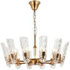 Люстра подвесная Darling 12xE14 40Вт, размер 80x80x60-150 см, цвет бронза