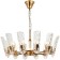Suspension chandelier Darling 12XE14 40W, size 80x80x60-150 cm, bronze color