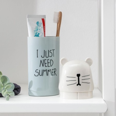 Case for toothbrush and paste "Ushastik", 7 × 4.5 × 19 cm, color mix-8