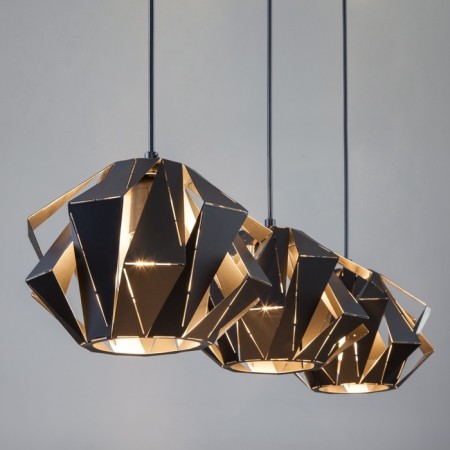 Moire suspended lamp, 40W, E27, 68x21 cm-2