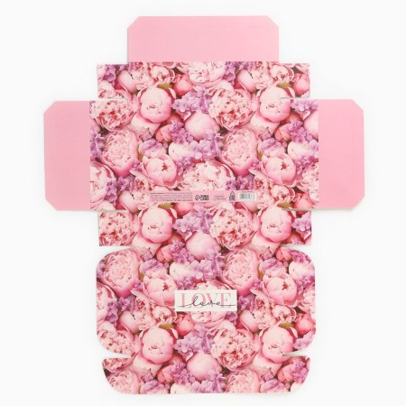 Gift folding box, packaging, “flower mood”, 21 x 15 x 5 cm-4