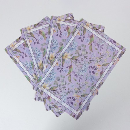 Joy Home Serving napkin, Lavender Garden, 26x41 cm-2
