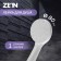 Shower Lake Zein Z0205, 1 mode, plastic, white color