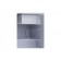 Refrigerator Olto RF-070, single-chamber, class A+, 70 l, brown