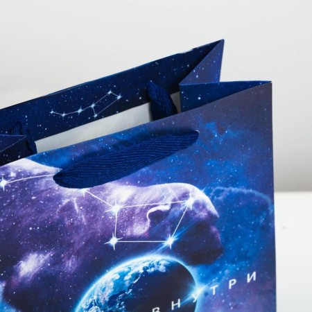 Gift vertical package, packaging, “Cosmos inside”, MS 18 x 23 x 10 cm-2