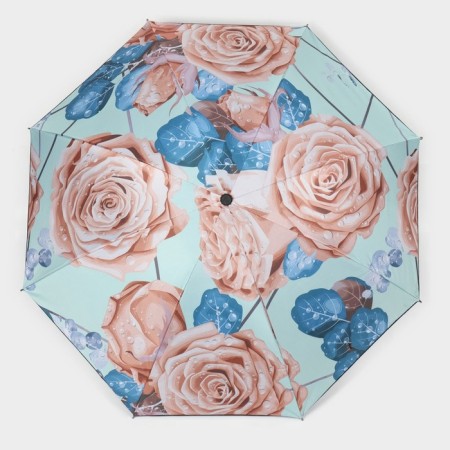 Mechanical “Roses” umbrella, eponge, 4 additions, 8 knitting needles, r = 48 cm, color mix-13
