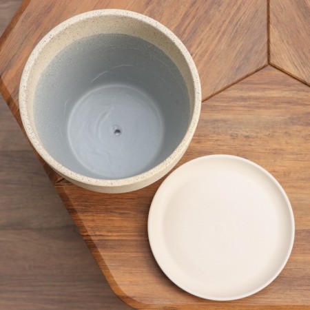 Flower pot "Beige bud №6", 8 l-3