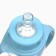 A bottle of feeding "beloved son", a classic throat, fitted, with handles, 250 ml., From 0 months., Blue color