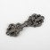 Decorative fastener, 4.5 × 1.5 cm, black color