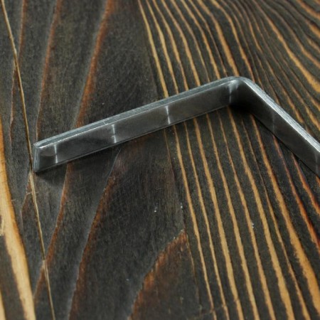 Uzbek poker with a wooden handle, with a pattern, 50/1 cm, full length 65 cm, steel 3 mm-1