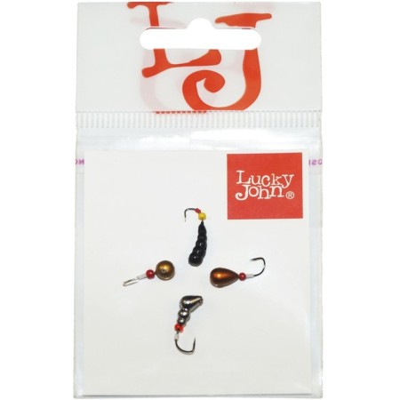 Mormyshki lead set 7 mix, d = 4-4.5 mm, 4 pcs.