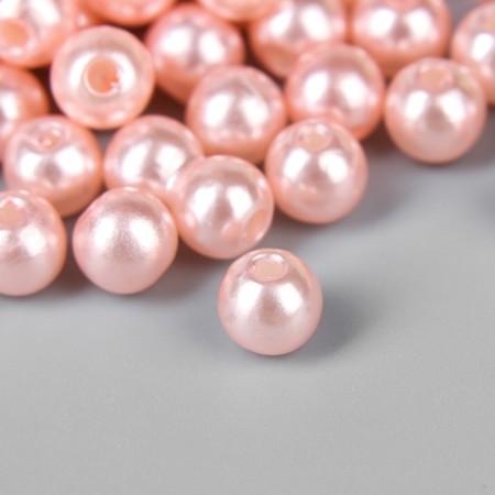 Beads for creativity plastic "Pale pink" set of 200 pcs d = 0.6 cm-1