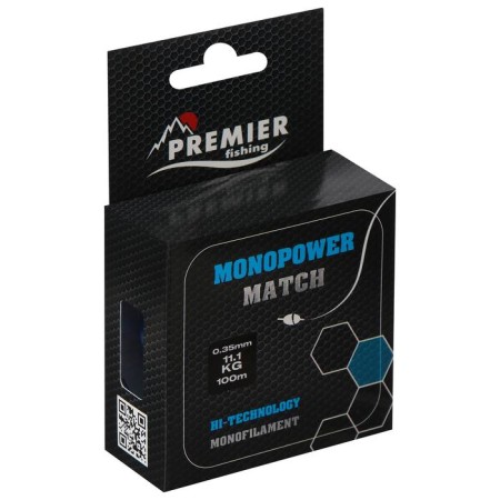 Premier Fishing Monopower Match, diameter 0.35 mm, test 11.1 kg, 100 m, blue-1