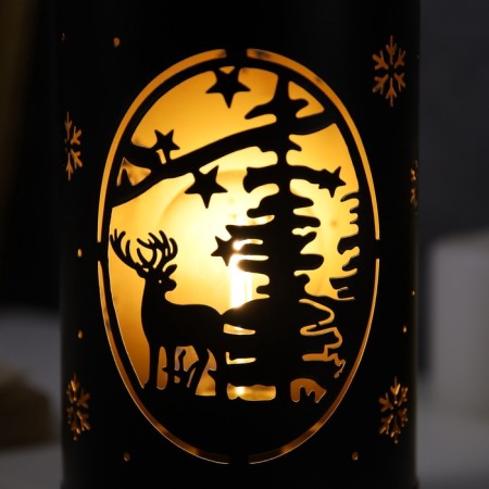 Figure light "Deer in the forest", 12.3x23 cm, 1 LED. Aaah3 (not in the set.), The glow is warm white-2