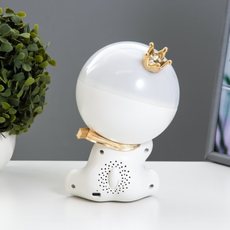 Night Projector "Dog" LED 2W USB white 11x11x19 cm Risalux-10