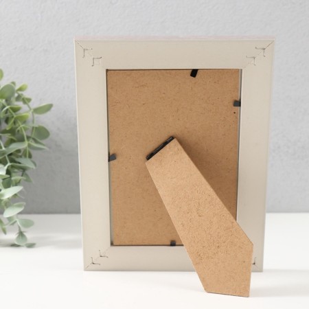 Photo frame Plastic 10x15 cm "Dora" Mokko with gold 19.7x14.6x1.4 cm-4