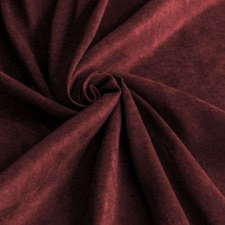Set of curtains "Soft", size 240 x 270 cm - 2 pcs, grab - 2 pcs, burgundy color-1