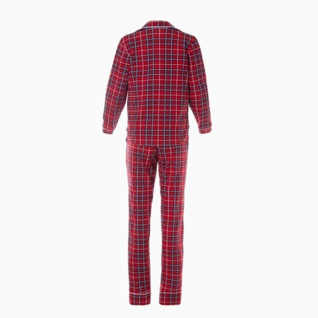 Homemade female set (fufaika/trousers), red color, size 52-13