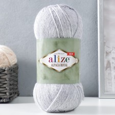 ALPACA Royal new yarn 15% alpaca, 30% wool, 55% acrylic 250m/100g (684)
