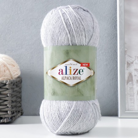 ALPACA Royal new yarn 15% alpaca, 30% wool, 55% acrylic 250m/100g (684)